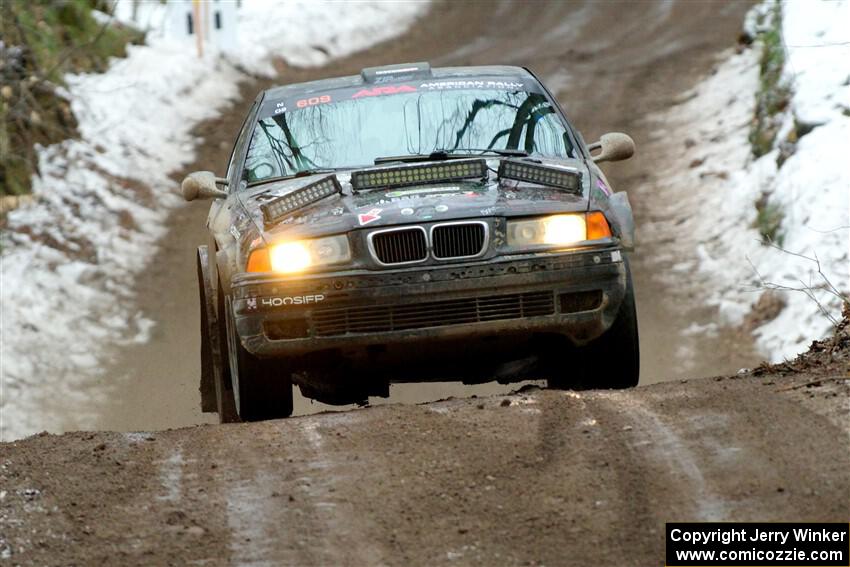 Keenan Phillips / Salina Melotti BMW 328i on SS11, Old State-Huff II.