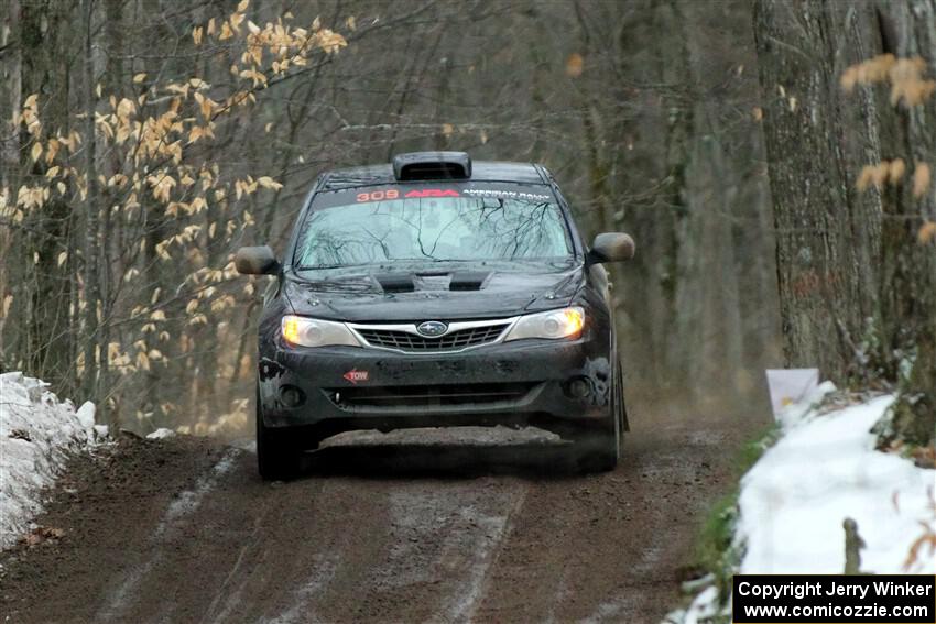 Erik Buetow / Jordan Buetow Subaru Impreza on SS11, Old State-Huff II.