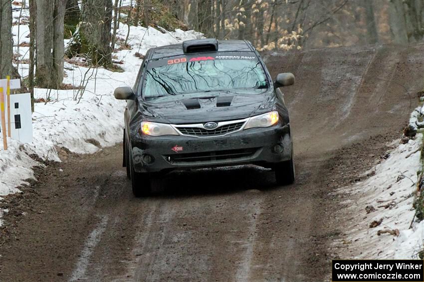 Erik Buetow / Jordan Buetow Subaru Impreza on SS11, Old State-Huff II.