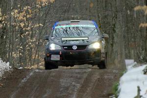 Scott James / Michelle Donovan VW GTI on SS11, Old State-Huff II.