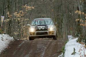 Madelyn Tabor / Sophia McKee Subaru Impreza 2.5RS on SS11, Old State-Huff II.