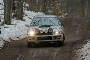 Madelyn Tabor / Sophia McKee Subaru Impreza 2.5RS on SS11, Old State-Huff II.