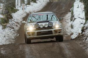 Madelyn Tabor / Sophia McKee Subaru Impreza 2.5RS on SS11, Old State-Huff II.