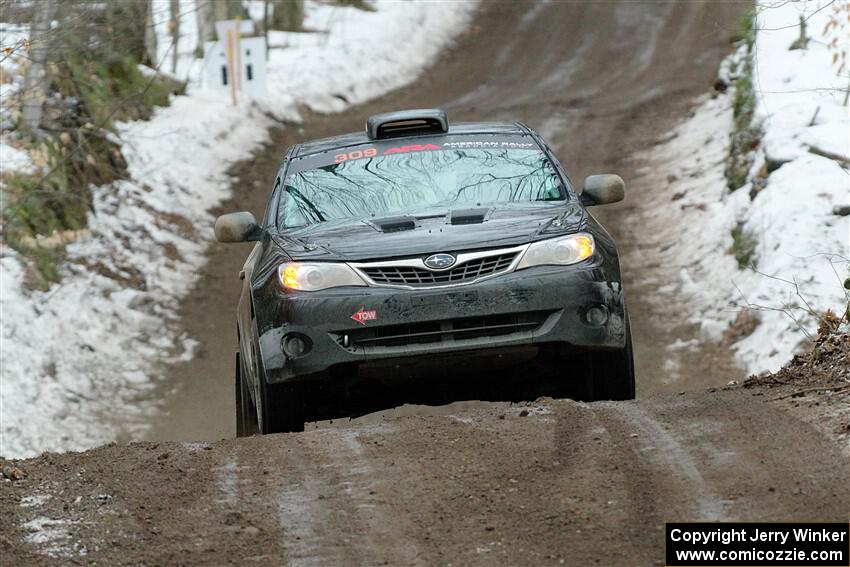 Erik Buetow / Jordan Buetow Subaru Impreza on SS11, Old State-Huff II.