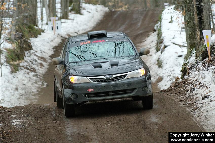 Erik Buetow / Jordan Buetow Subaru Impreza on SS11, Old State-Huff II.