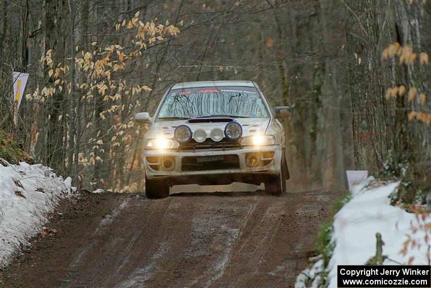 Madelyn Tabor / Sophia McKee Subaru Impreza 2.5RS on SS11, Old State-Huff II.