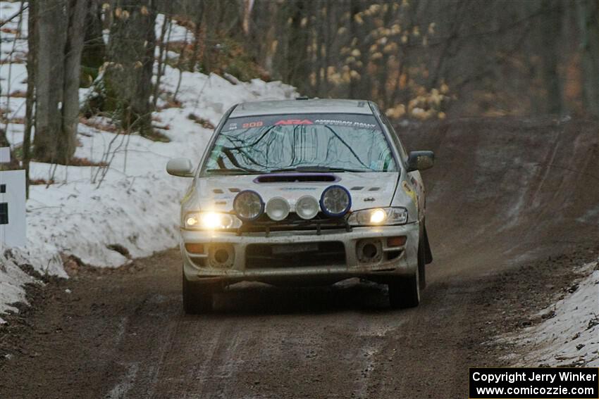 Madelyn Tabor / Sophia McKee Subaru Impreza 2.5RS on SS11, Old State-Huff II.