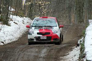 Phill Giliver / Liz Cordara Toyota Yaris on SS11, Old State-Huff II.