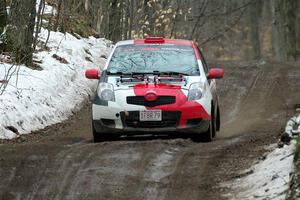 Phill Giliver / Liz Cordara Toyota Yaris on SS11, Old State-Huff II.