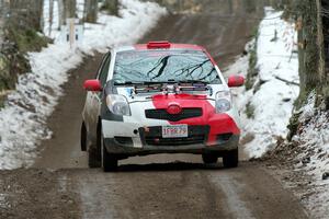 Phill Giliver / Liz Cordara Toyota Yaris on SS11, Old State-Huff II.