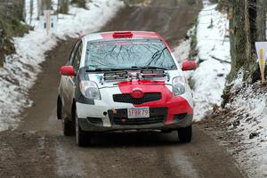 Phill Giliver / Liz Cordara Toyota Yaris on SS11, Old State-Huff II.