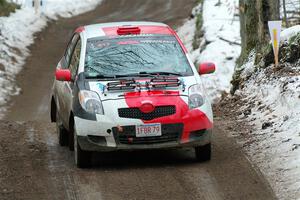 Phill Giliver / Liz Cordara Toyota Yaris on SS11, Old State-Huff II.