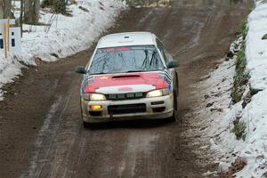 Haowen Chu / Roderik Jones Subaru Impreza Wagon on SS11, Old State-Huff II.