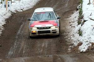 Haowen Chu / Roderik Jones Subaru Impreza Wagon on SS11, Old State-Huff II.