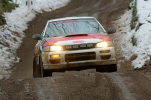 Haowen Chu / Roderik Jones Subaru Impreza Wagon on SS11, Old State-Huff II.