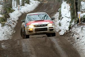 Haowen Chu / Roderik Jones Subaru Impreza Wagon on SS11, Old State-Huff II.