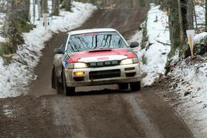 Haowen Chu / Roderik Jones Subaru Impreza Wagon on SS11, Old State-Huff II.