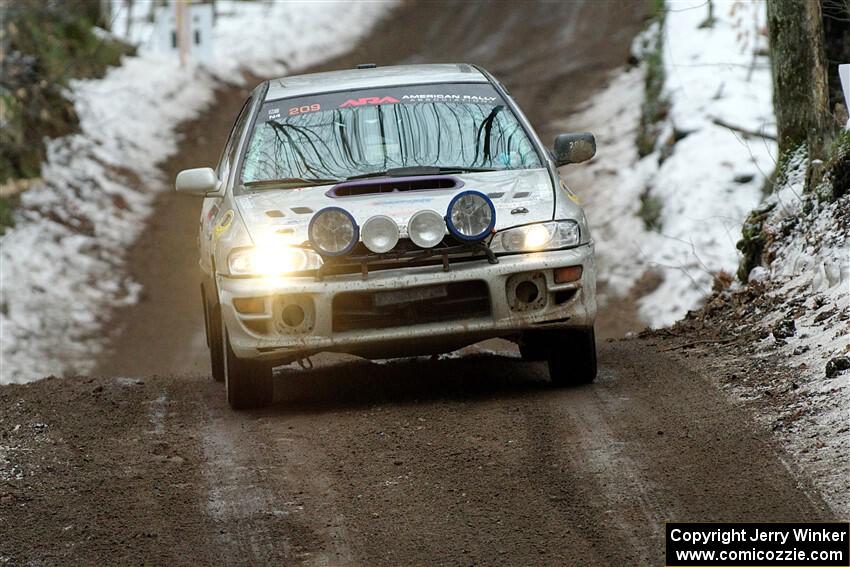 Madelyn Tabor / Sophia McKee Subaru Impreza 2.5RS on SS11, Old State-Huff II.