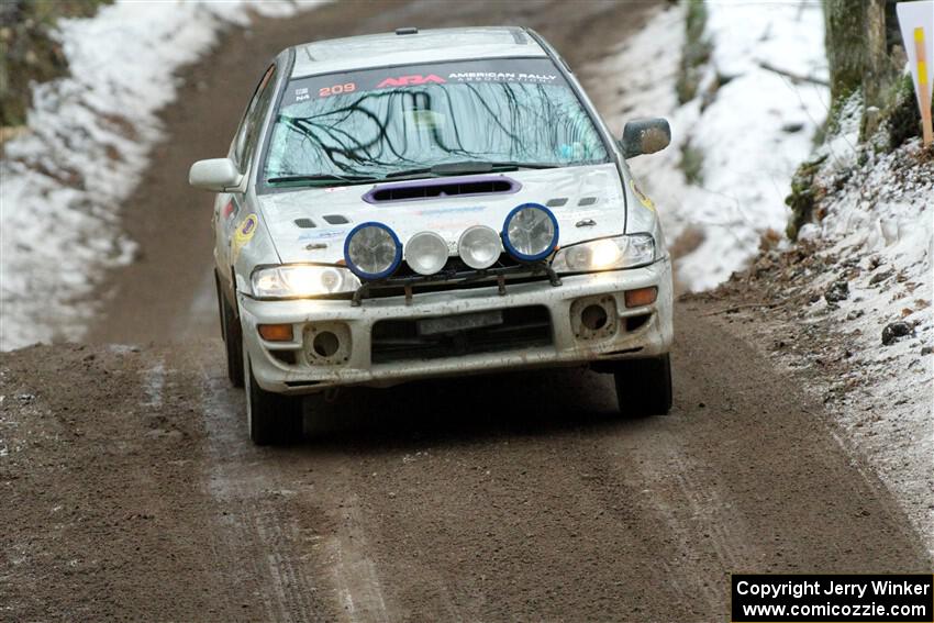 Madelyn Tabor / Sophia McKee Subaru Impreza 2.5RS on SS11, Old State-Huff II.