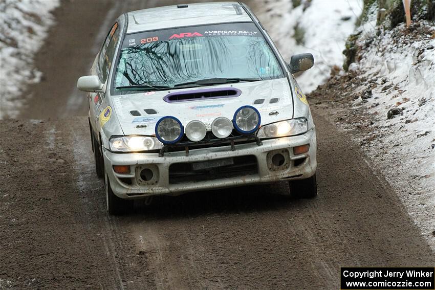 Madelyn Tabor / Sophia McKee Subaru Impreza 2.5RS on SS11, Old State-Huff II.