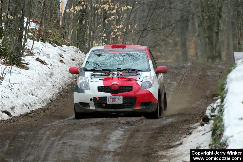 Phill Giliver / Liz Cordara Toyota Yaris on SS11, Old State-Huff II.