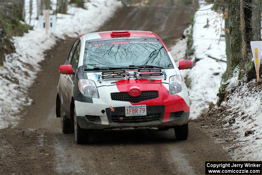 Phill Giliver / Liz Cordara Toyota Yaris on SS11, Old State-Huff II.