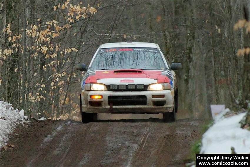 Haowen Chu / Roderik Jones Subaru Impreza Wagon on SS11, Old State-Huff II.