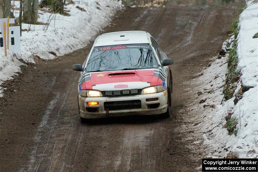 Haowen Chu / Roderik Jones Subaru Impreza Wagon on SS11, Old State-Huff II.