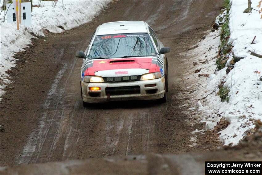 Haowen Chu / Roderik Jones Subaru Impreza Wagon on SS11, Old State-Huff II.