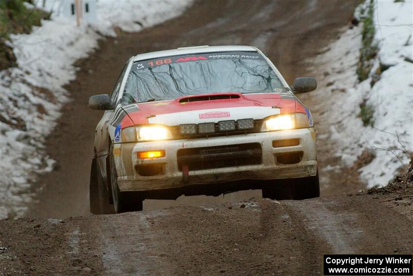 Haowen Chu / Roderik Jones Subaru Impreza Wagon on SS11, Old State-Huff II.