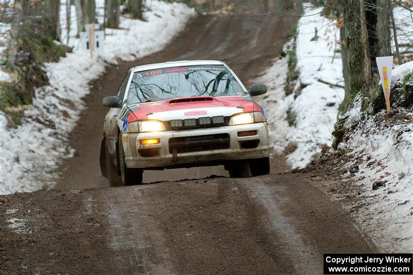 Haowen Chu / Roderik Jones Subaru Impreza Wagon on SS11, Old State-Huff II.