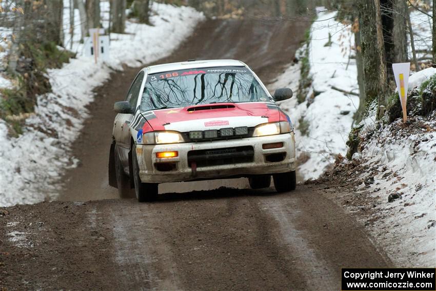 Haowen Chu / Roderik Jones Subaru Impreza Wagon on SS11, Old State-Huff II.