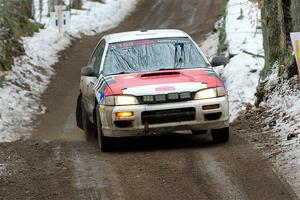 Haowen Chu / Roderik Jones Subaru Impreza Wagon on SS11, Old State-Huff II.