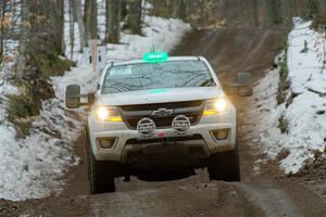 A Chevy Colorado pickup sweeps SS11, Old State-Huff II.