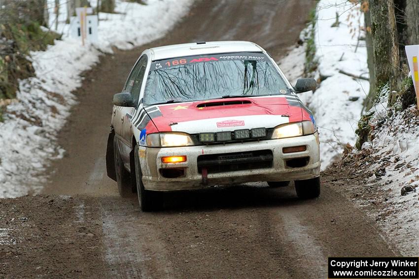 Haowen Chu / Roderik Jones Subaru Impreza Wagon on SS11, Old State-Huff II.