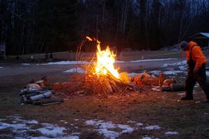 Another bonfire is lit before SS14, Thunder River.