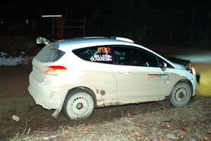 Javier Olivares / K.J. Miller Ford Fiesta Rally3 on SS14, Thunder River.