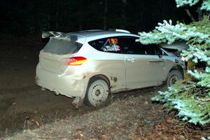 Javier Olivares / K.J. Miller Ford Fiesta Rally3 on SS14, Thunder River.