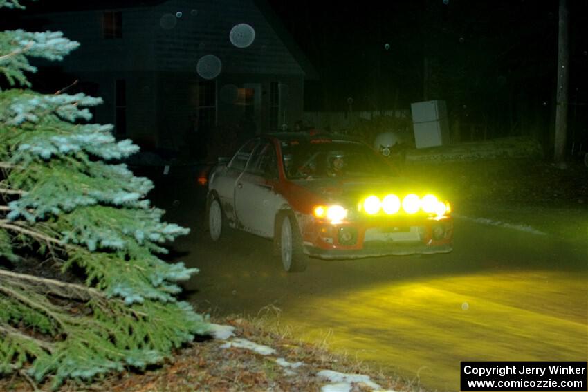 Mark Piatkowski / Aris Mantopoulos Subaru Impreza 2.5RS on SS14, Thunder River.