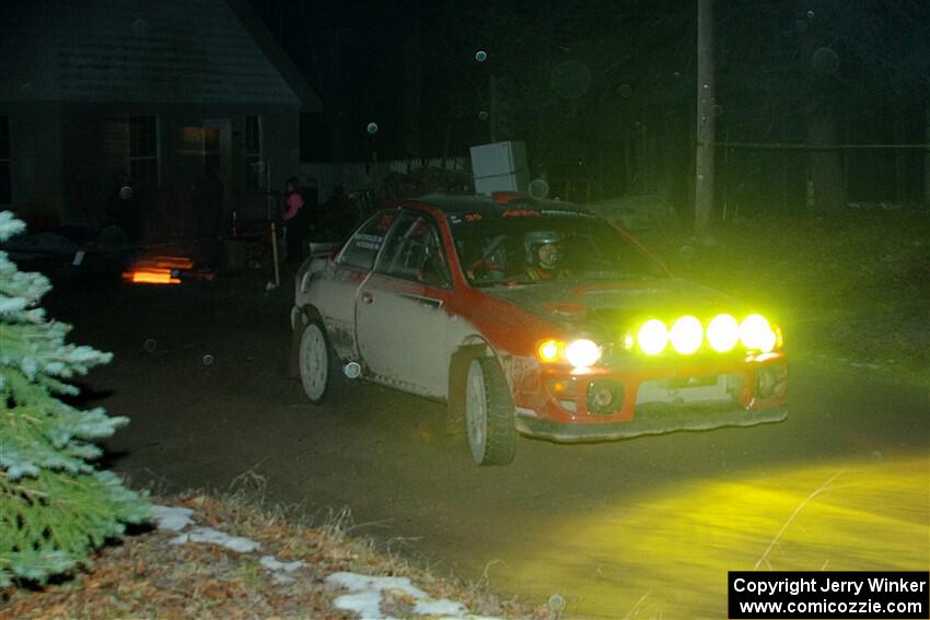 Mark Piatkowski / Aris Mantopoulos Subaru Impreza 2.5RS on SS14, Thunder River.