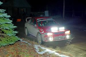 Ele Bardha / Corrina Roshea Subaru WRX STi on SS14, Thunder River.