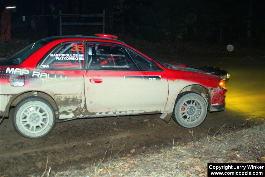 Mark Piatkowski / Aris Mantopoulos Subaru Impreza 2.5RS on SS14, Thunder River.