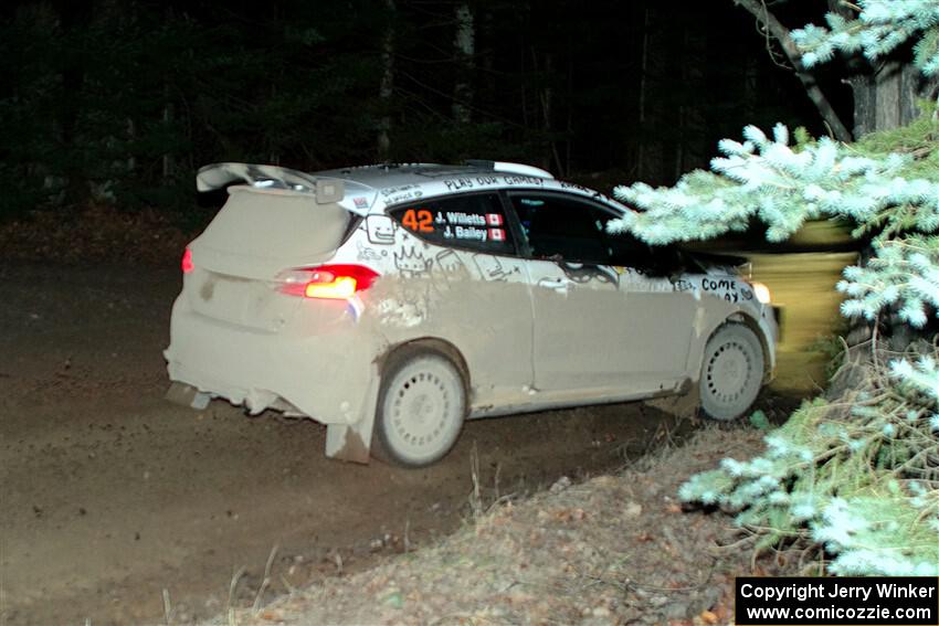 Jason Bailey / Jamie Willetts Ford Fiesta Rally3 on SS14, Thunder River.