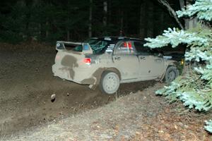 John Farrow / Michael Farrow Subaru WRX on SS14, Thunder River.