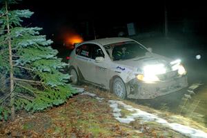 Tim Wickberg / Bryce Proseus Subaru WRX STi on SS14, Thunder River.