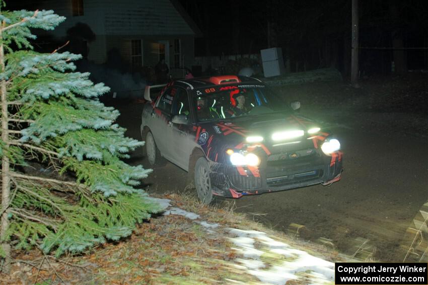 Gabe Jacobsohn / Ian Nelson Subaru WRX STi on SS14, Thunder River.