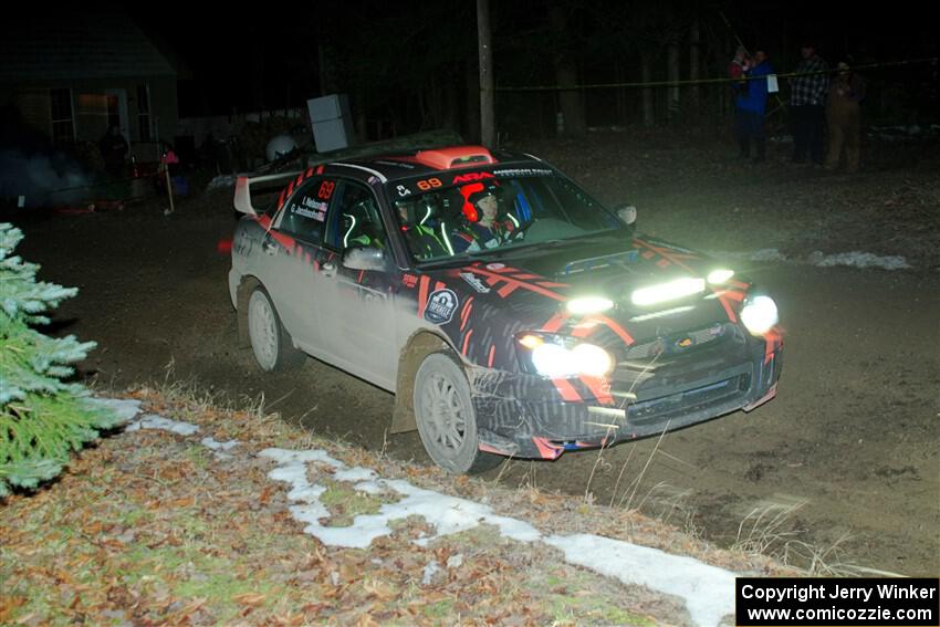 Gabe Jacobsohn / Ian Nelson Subaru WRX STi on SS14, Thunder River.