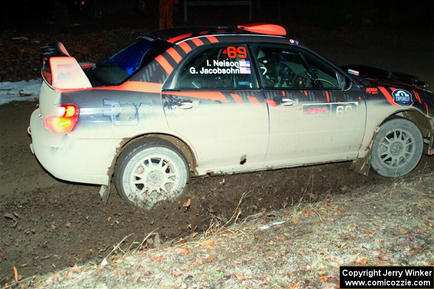 Gabe Jacobsohn / Ian Nelson Subaru WRX STi on SS14, Thunder River.