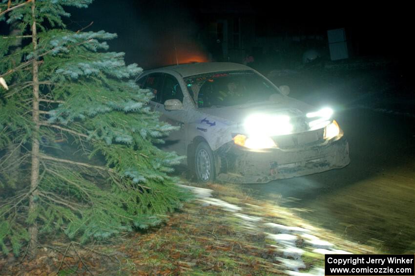 Tim Wickberg / Bryce Proseus Subaru WRX STi on SS14, Thunder River.