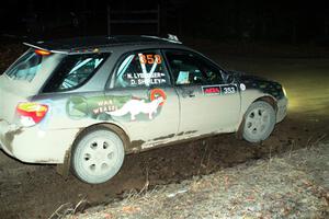 Dan Shirley / Nate Lybarger Subaru Impreza Outback Sport on SS14, Thunder River.